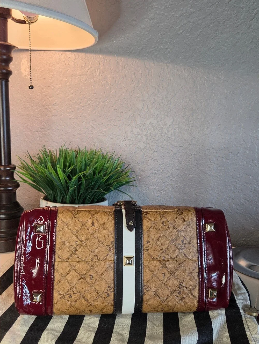 RARE Vintage L.A.M.B. Gwen Stefani Mandeville Satchel, Wallet & Pouch & Dustbag.